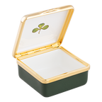Irish Clovers for the President Enamel Box open