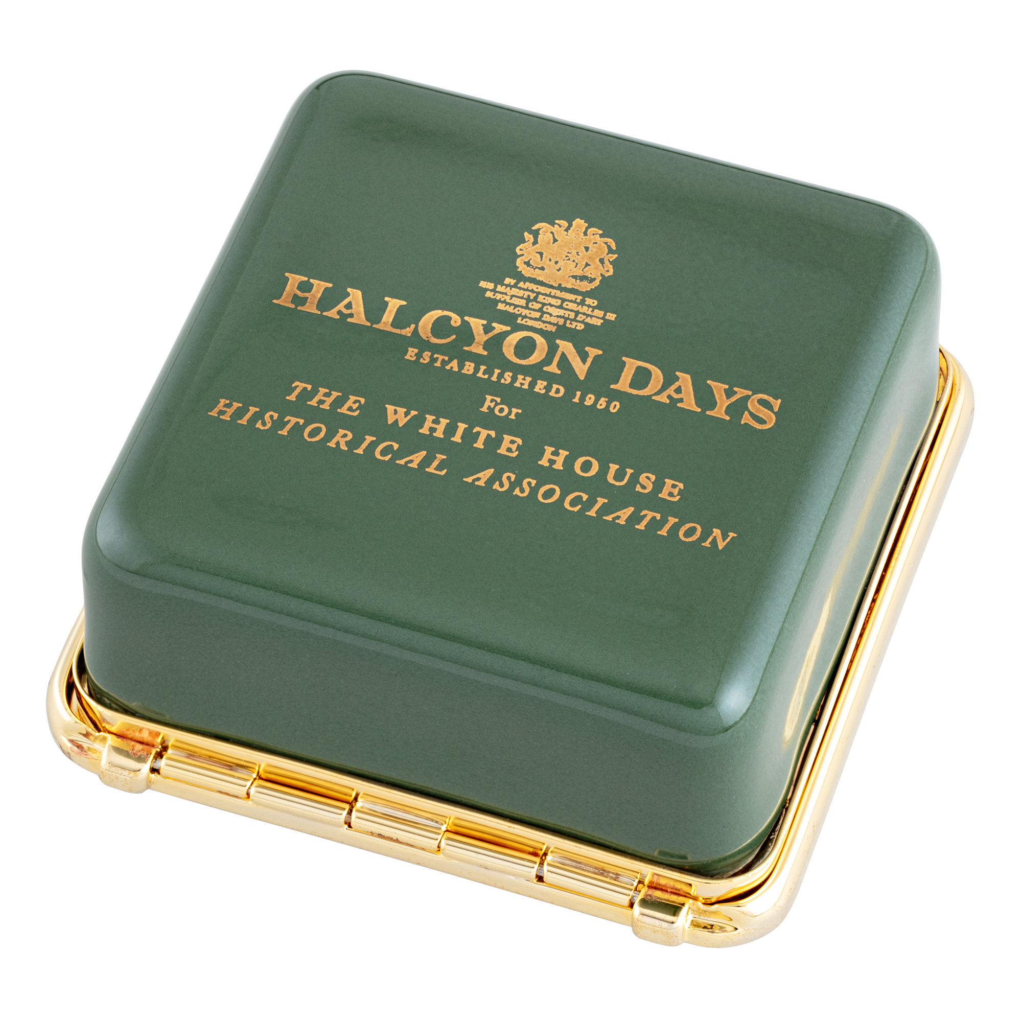 Irish Clovers for the President Enamel Box bottom