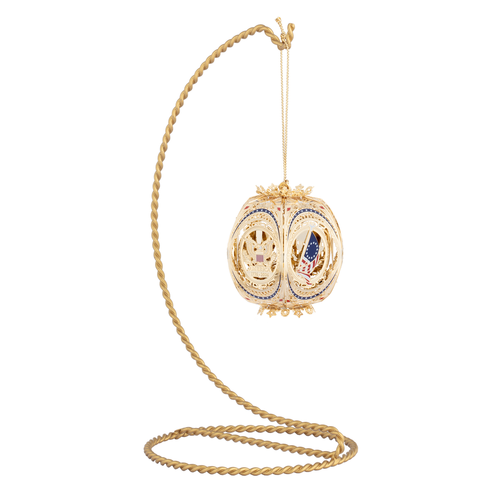 America's 250th Anniversary Story Ball Ornament side 1