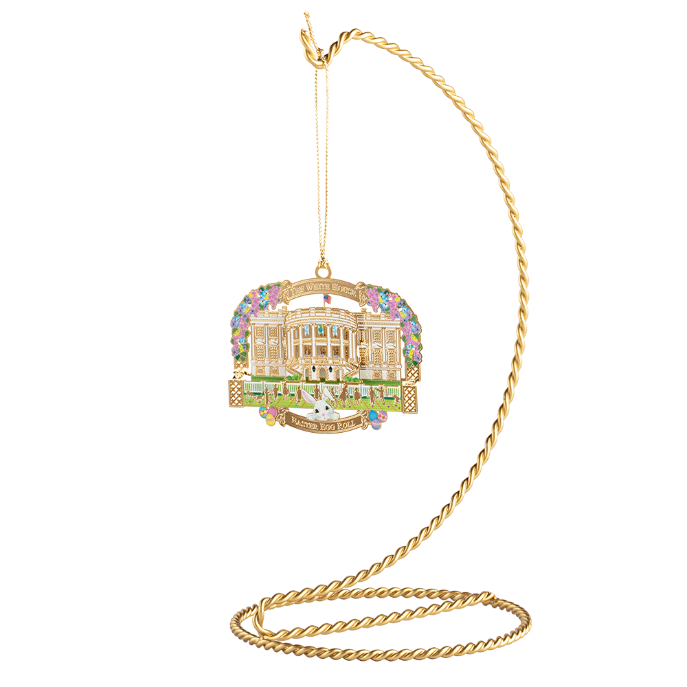 2026 White House Easter Egg Roll Ornament front, hanging