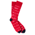 Red Presidential Signature Socks 