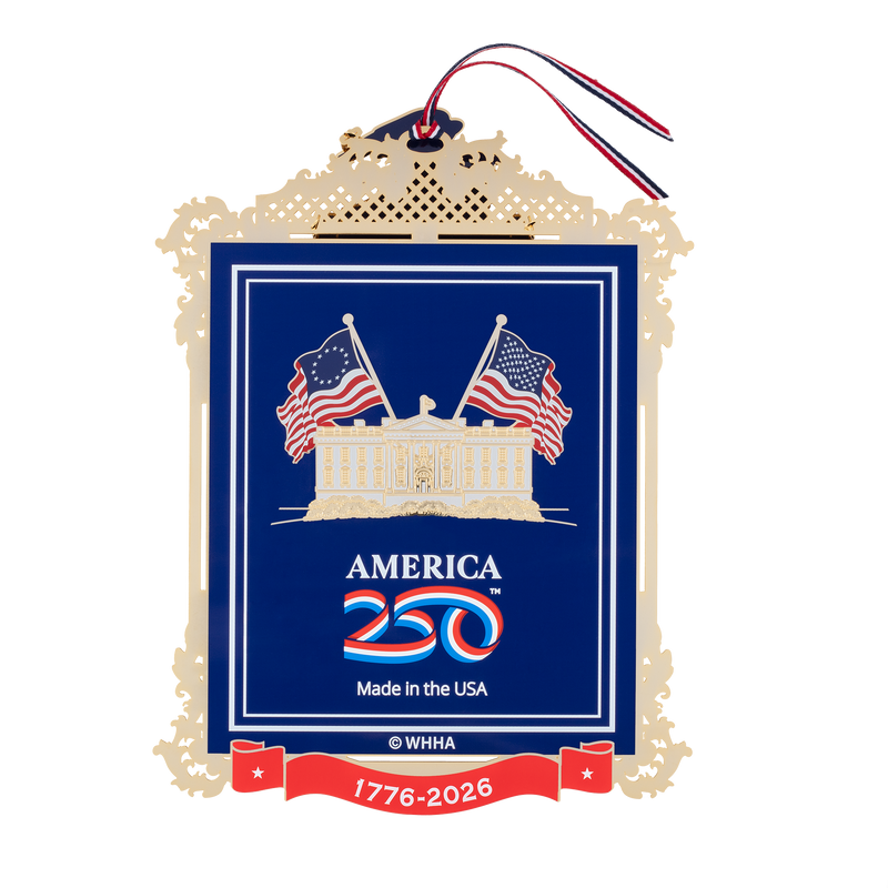 Official Commemorative Ornament of America’s 250th Anniversary 10" Display Wall Hanging back