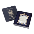 Official Commemorative Ornament of America’s 250th Anniversary 10" Display Wall Hanging in box