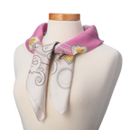 Jacqueline Kennedy Scarf - Pink tied