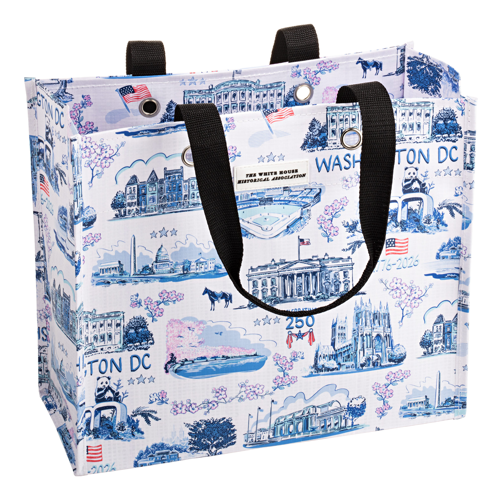 America Celebrates 250 Years Reusable Gift Bag - Large front