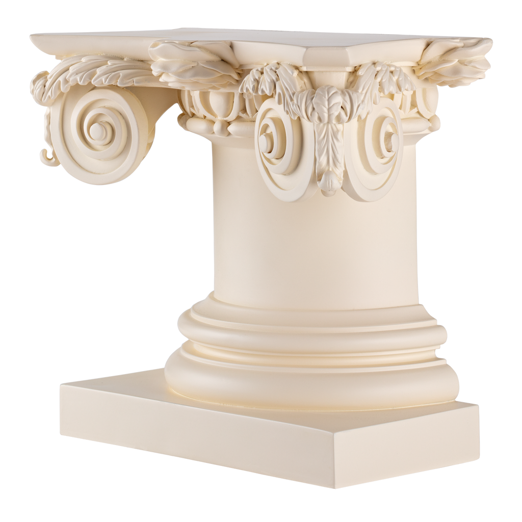 White House Portico Column Bookend front and side
