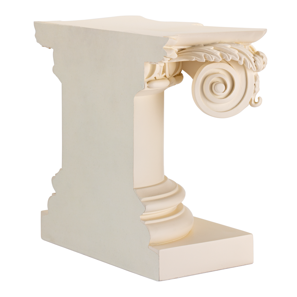 White House Portico Column Bookend back and side
