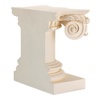 White House Portico Column Bookend back and side