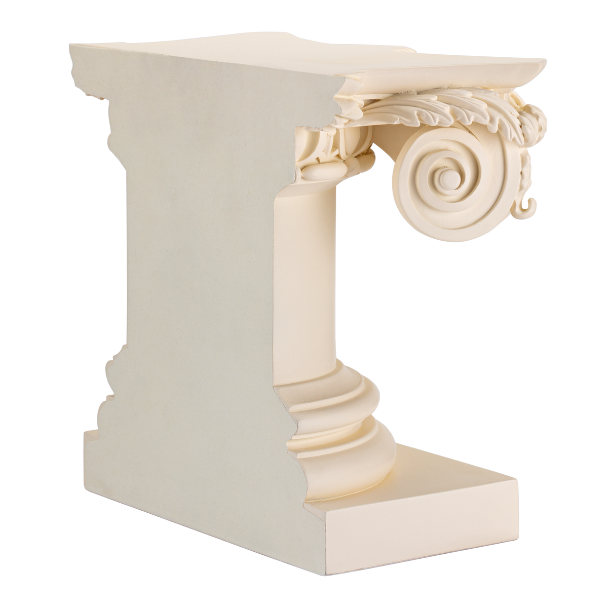 White House Portico Column Bookend back and side