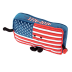 Stuffed States American Flag Plush A250 Patriotic Collectible front and top