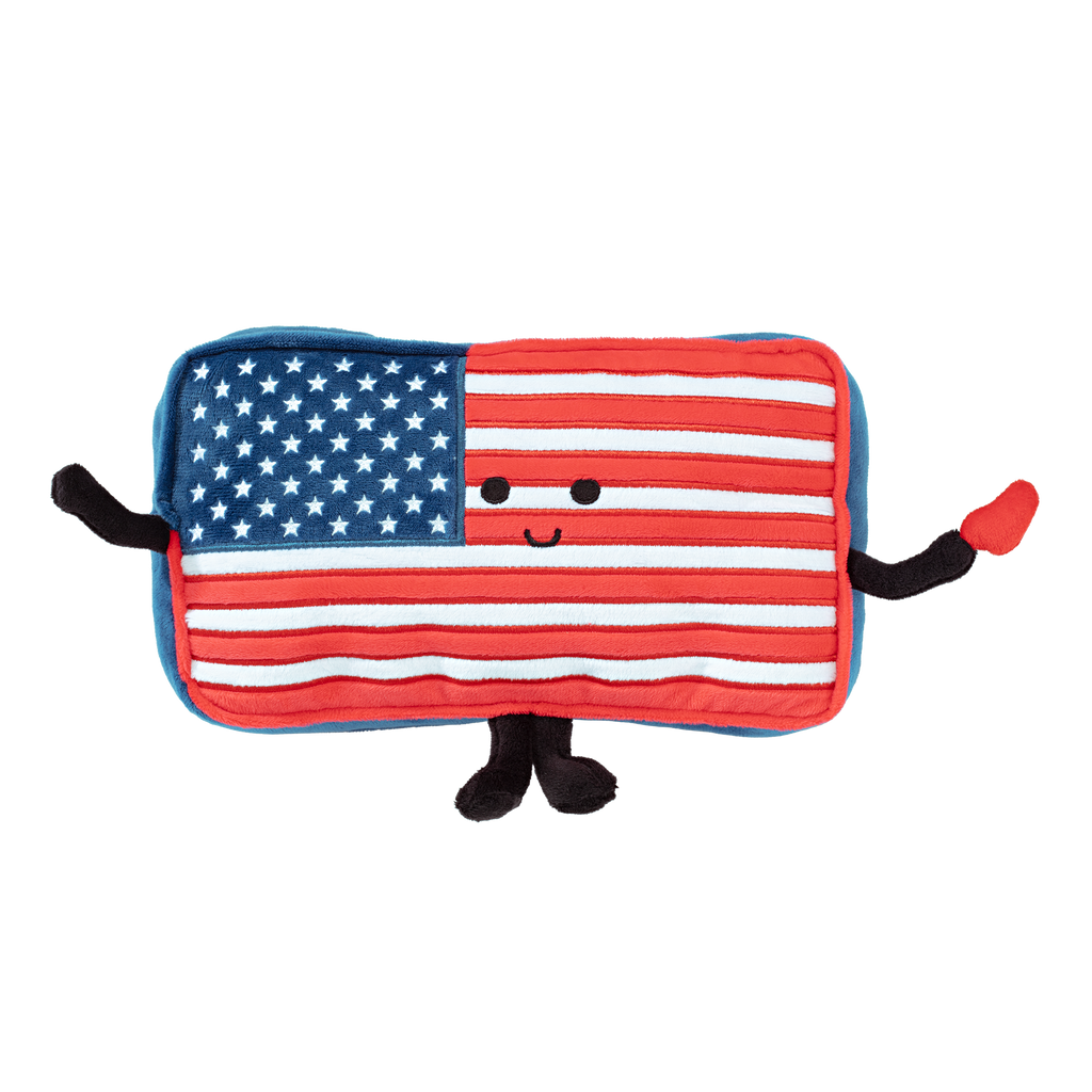 Stuffed States American Flag Plush A250 Patriotic Collectible front
