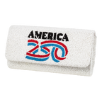 A250 Beaded Baguette Clutch Bag with Chain