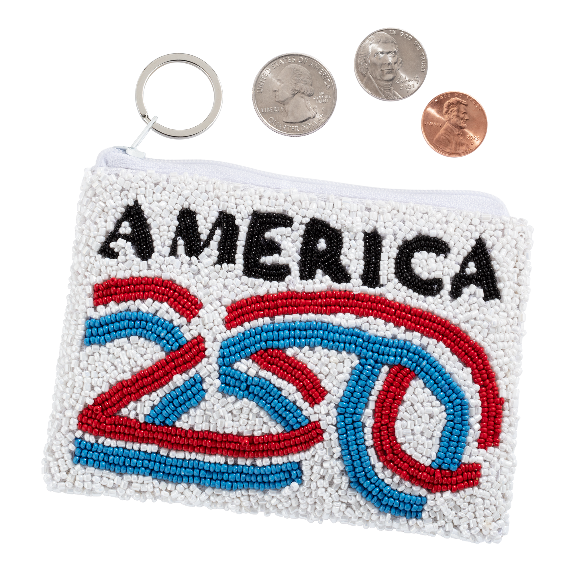 A250 Beaded Coin Purse