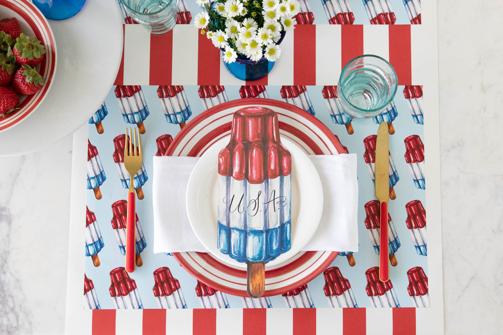 Rocket Pop Paper Placemats - set of 18