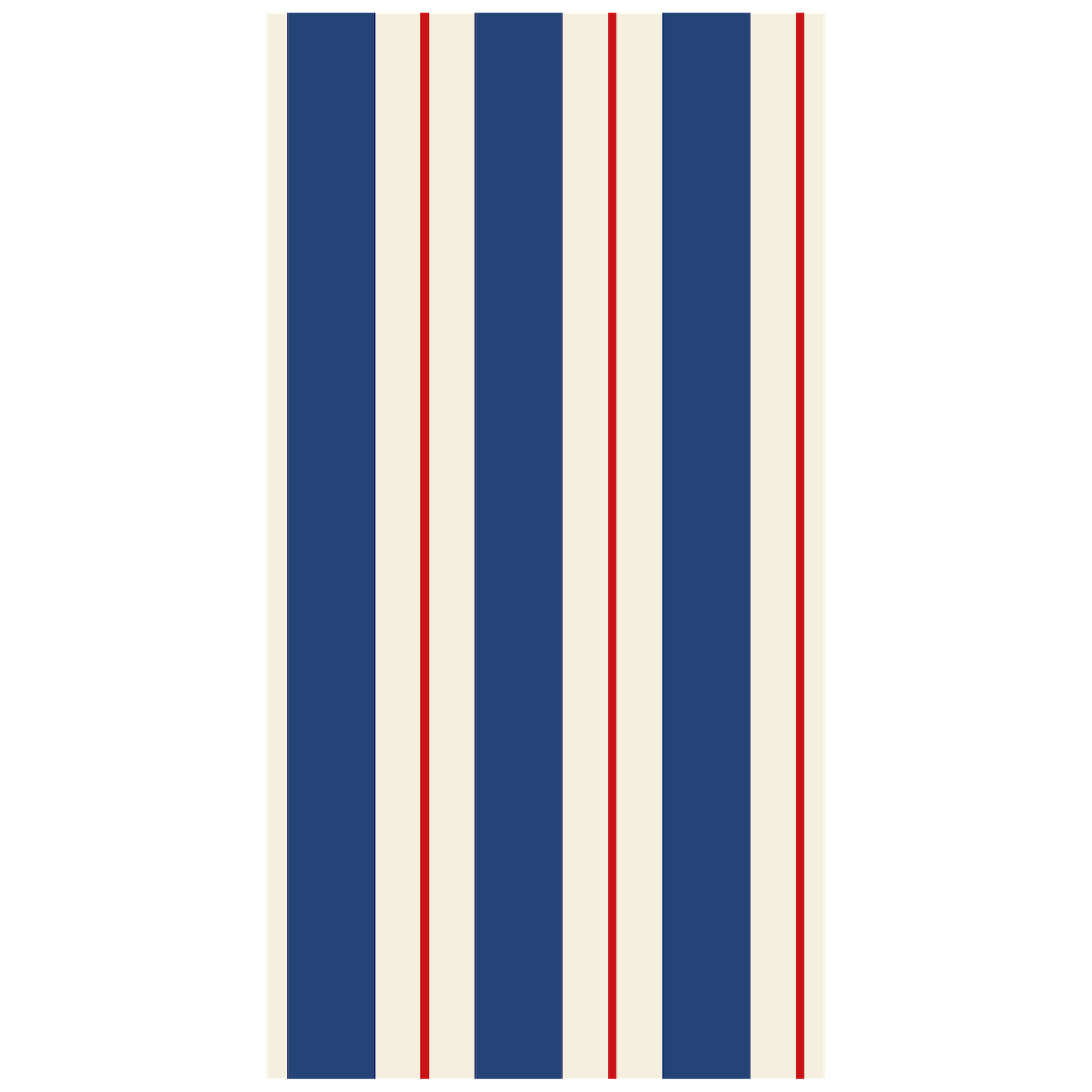 Striped Guest Paper Napkins - Set of 16 print