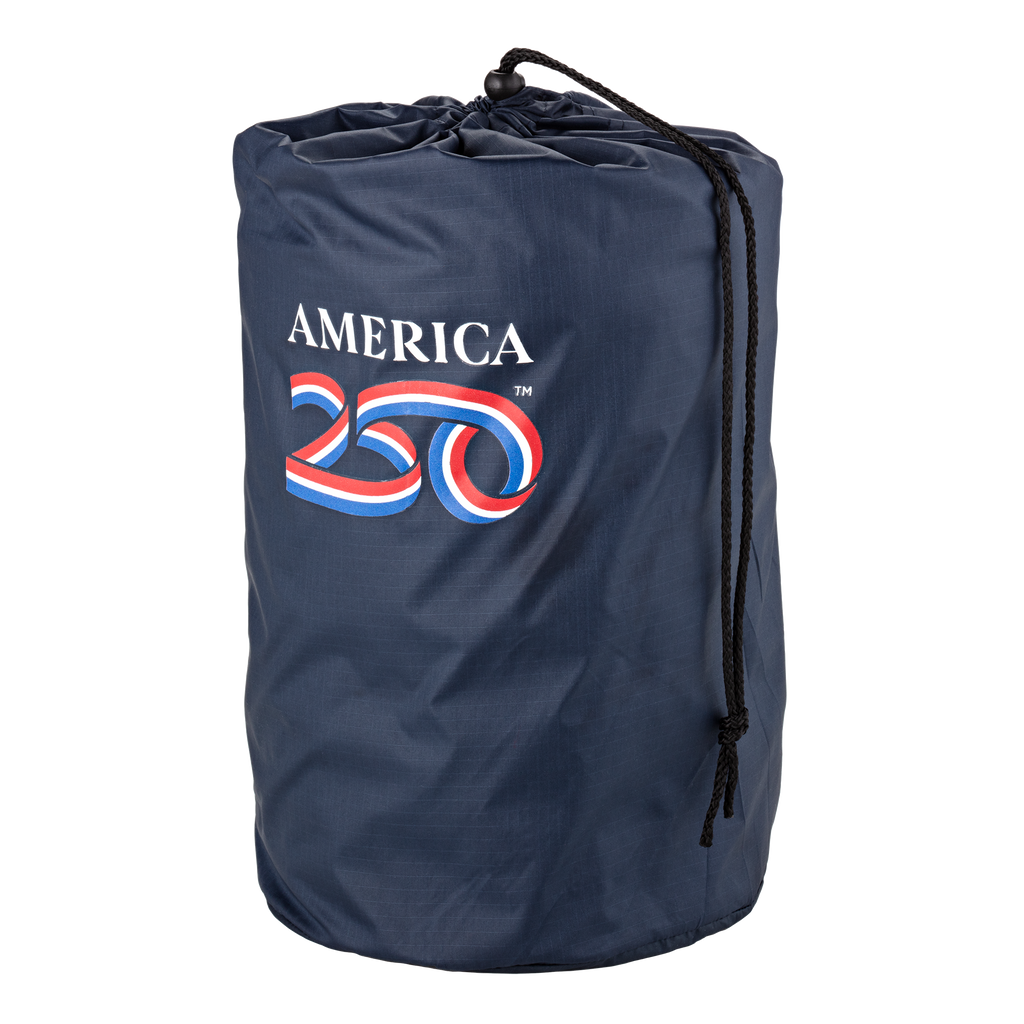 America Celebrates 250 Years Blanket - White House in carrying bag