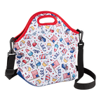 Patriotic Lunch Bag with Strap by Mary Engelbreit