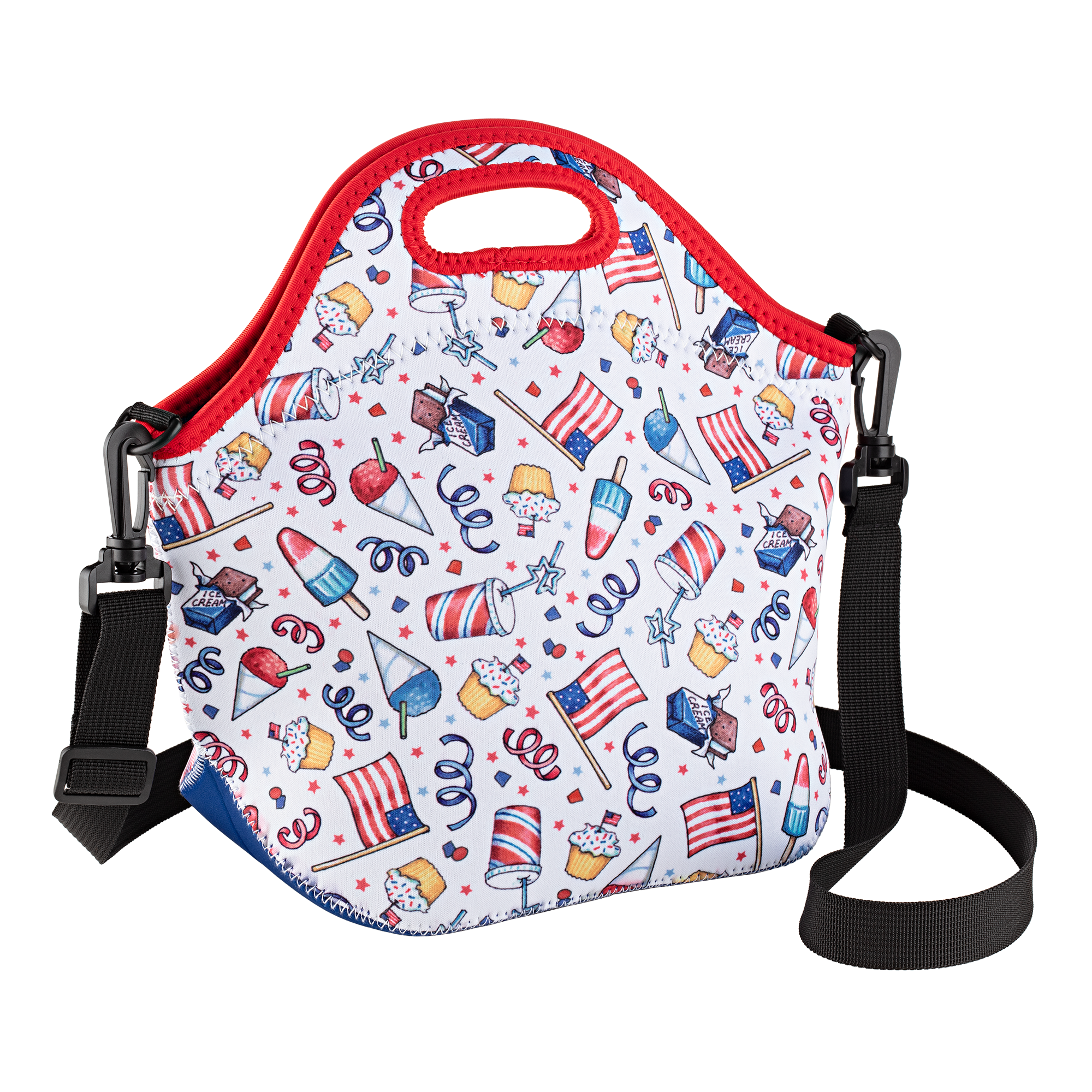 Patriotic Lunch Bag with Strap by Mary Engelbreit