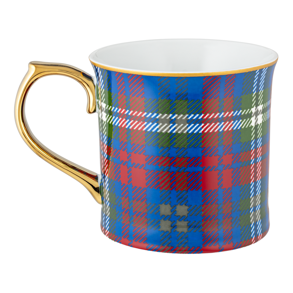 White House Tartan Mug back