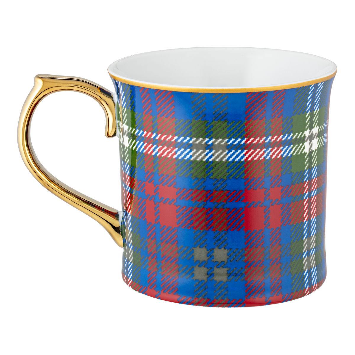White House Tartan Mug back
