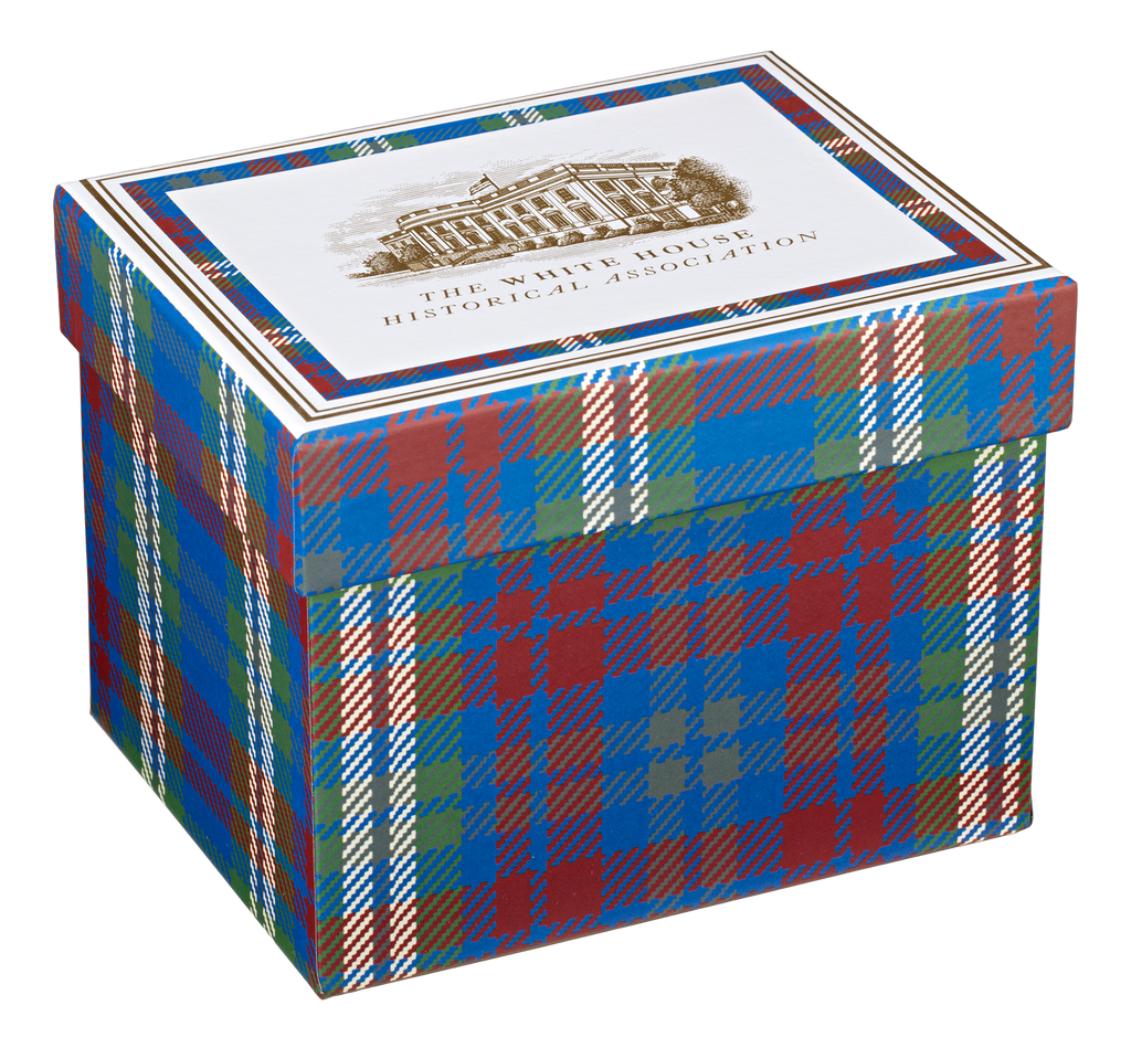 White House Tartan Mug box