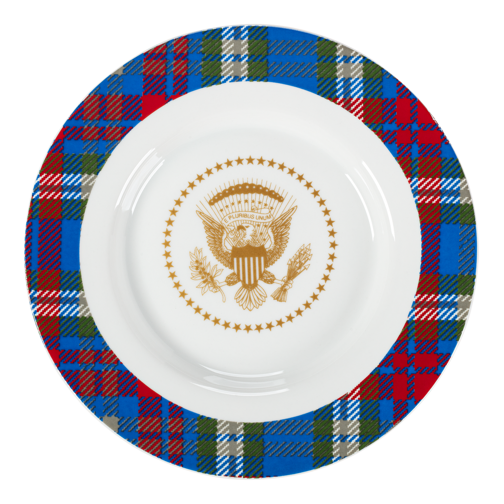White House Tartan 6" plates