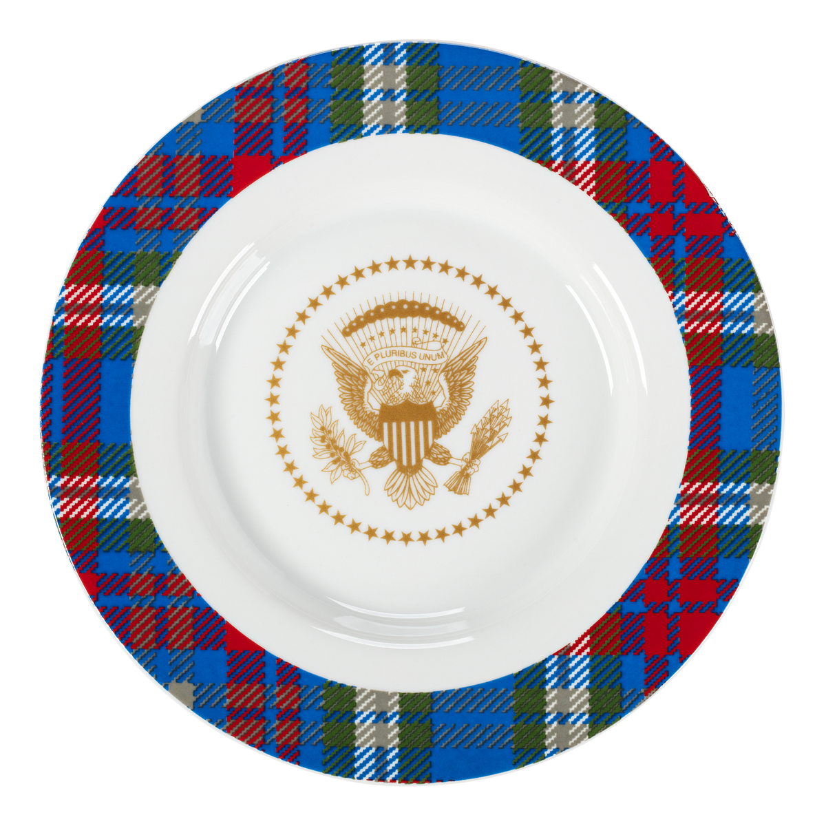 White House Tartan 6" plates