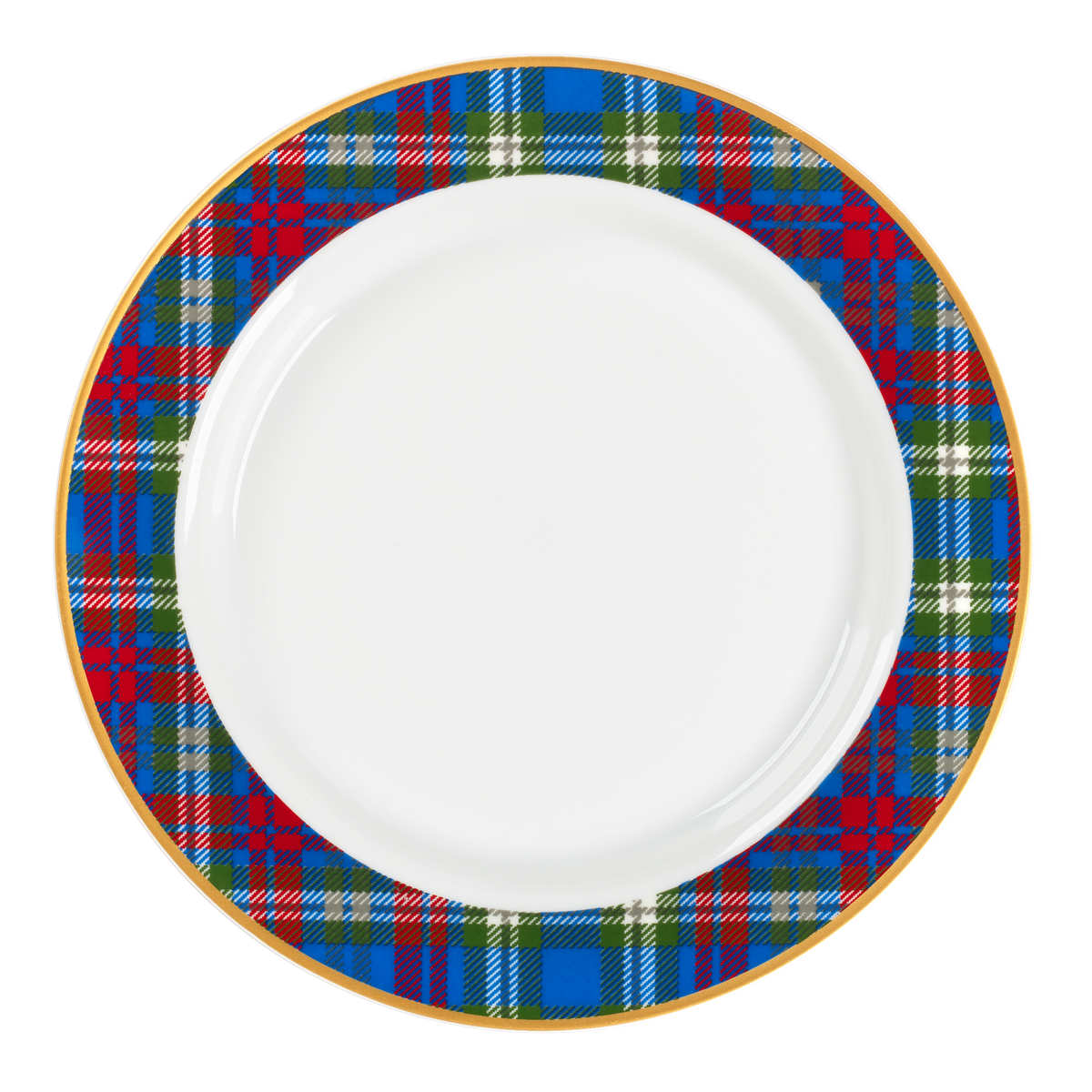 White House Tartan 8" plates