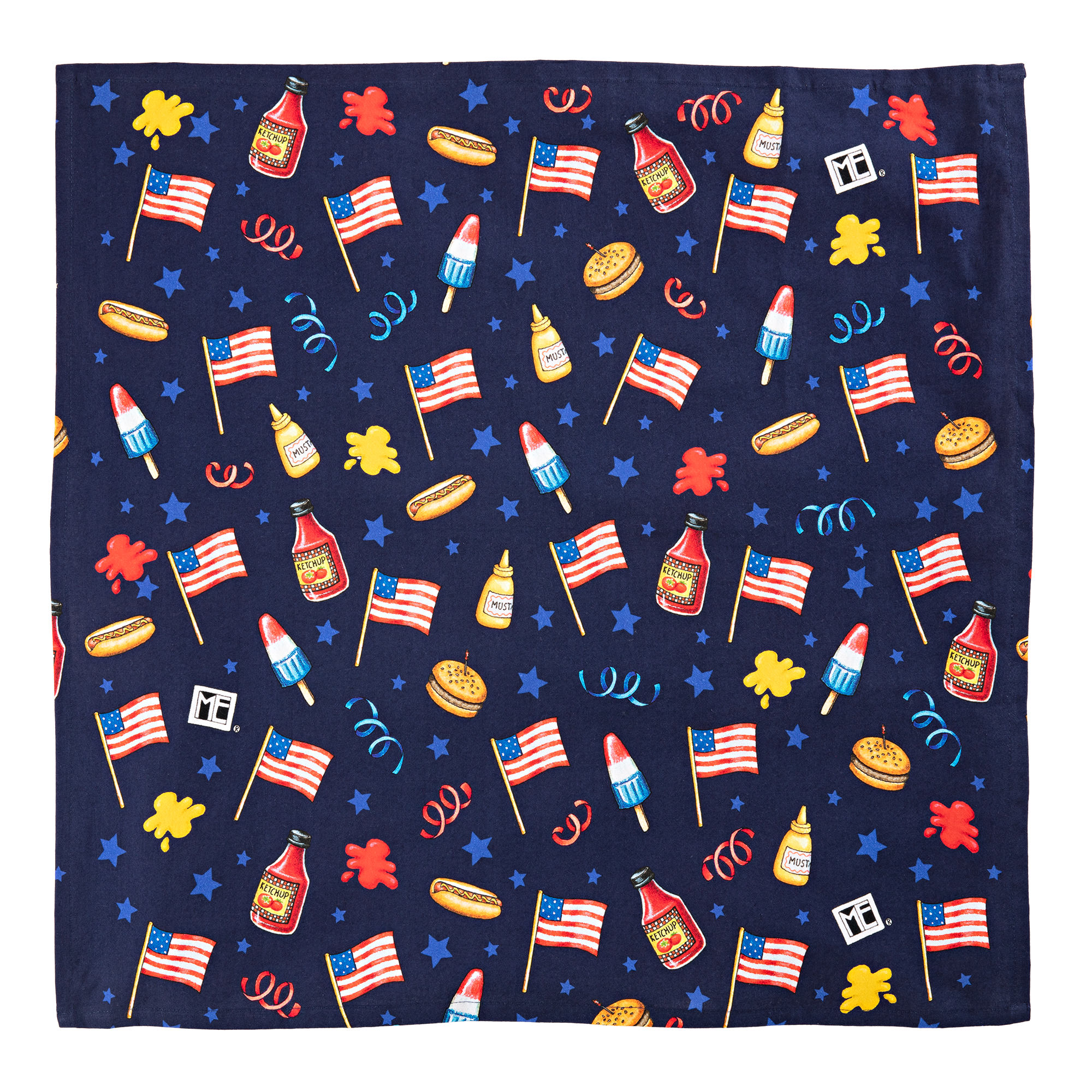 Patriotic Tea Towels by Mary Engelbreit flat