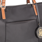 Nylon Tote Bag with Truman Seal Mirror Accessory exterior pocket