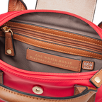 Nylon Crossbody Bag with Truman Seal Mirror Accessory - Red logo inside