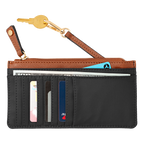 Card Wallet with Truman Seal Accent - Black front