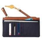 Card Wallet with Truman Seal Accent - Navy front