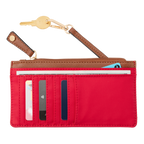Card Wallet with Truman Seal Accent - Red front