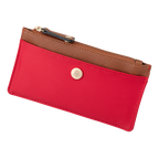 Card Wallet with Truman Seal Accent - Red back