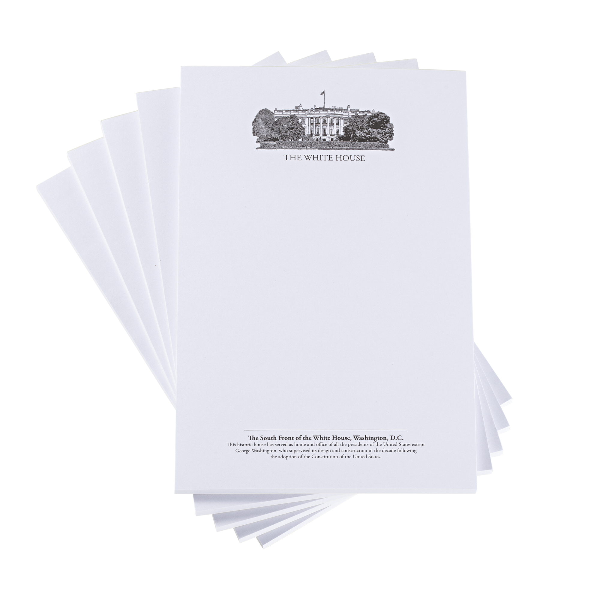 Bundle of 5 White House notepads
