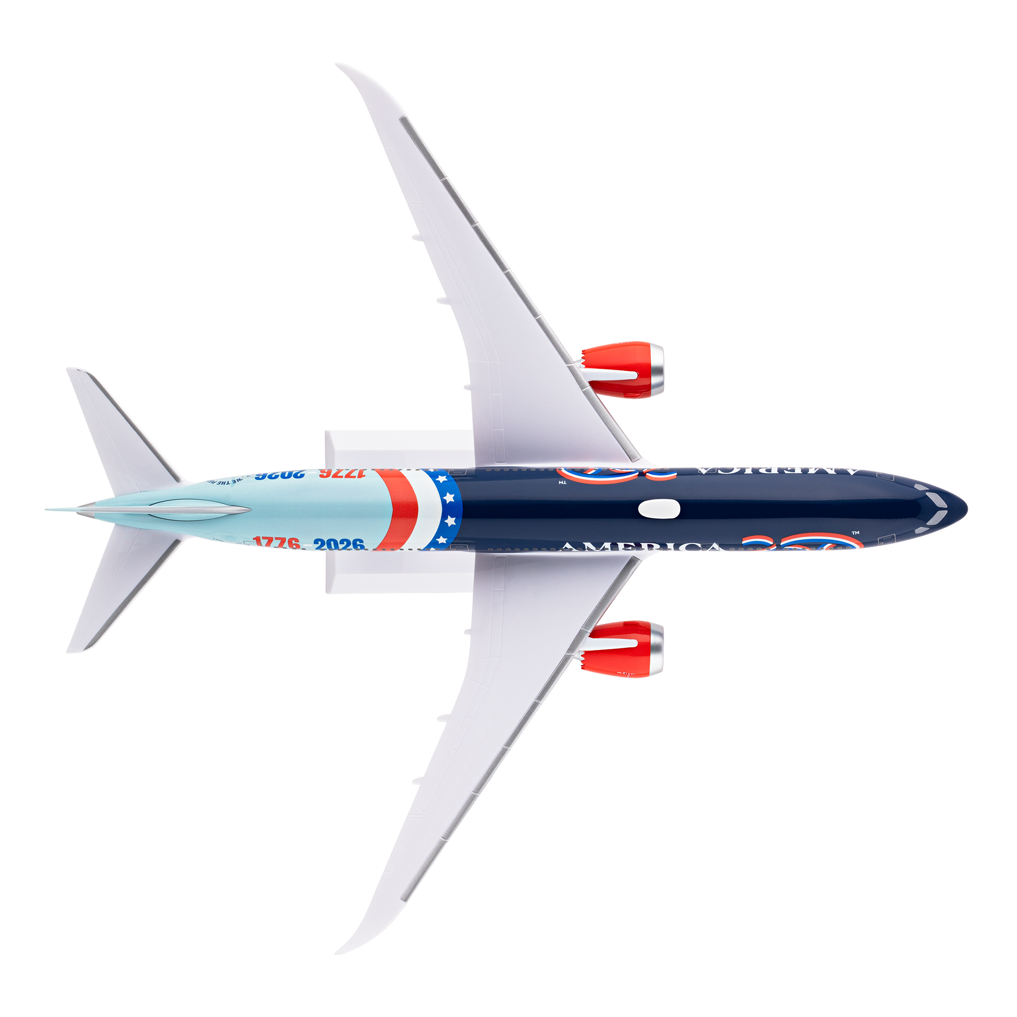 America's 250th Anniversary Skymarks Model Airplane top