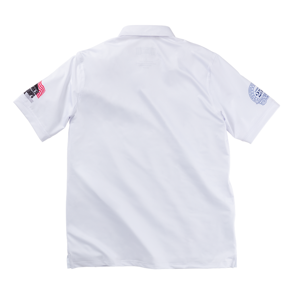 Exclusive AJ Foyt Racing Grand Prix Embroidered Polo back