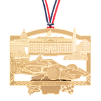 Exclusive AJ Foyt Racing Grand Prix Commemorative Ornament back