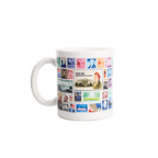 USPS Stamp Collage Mug - Front