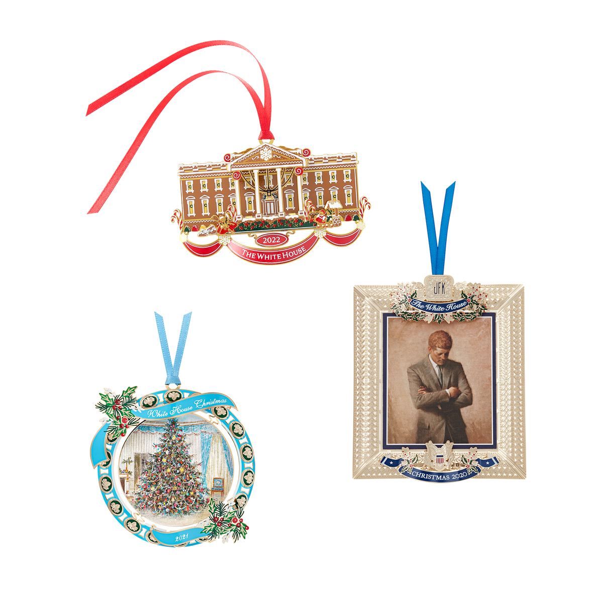 Official White House Christmas Ornament Special Value Bundle: 2022