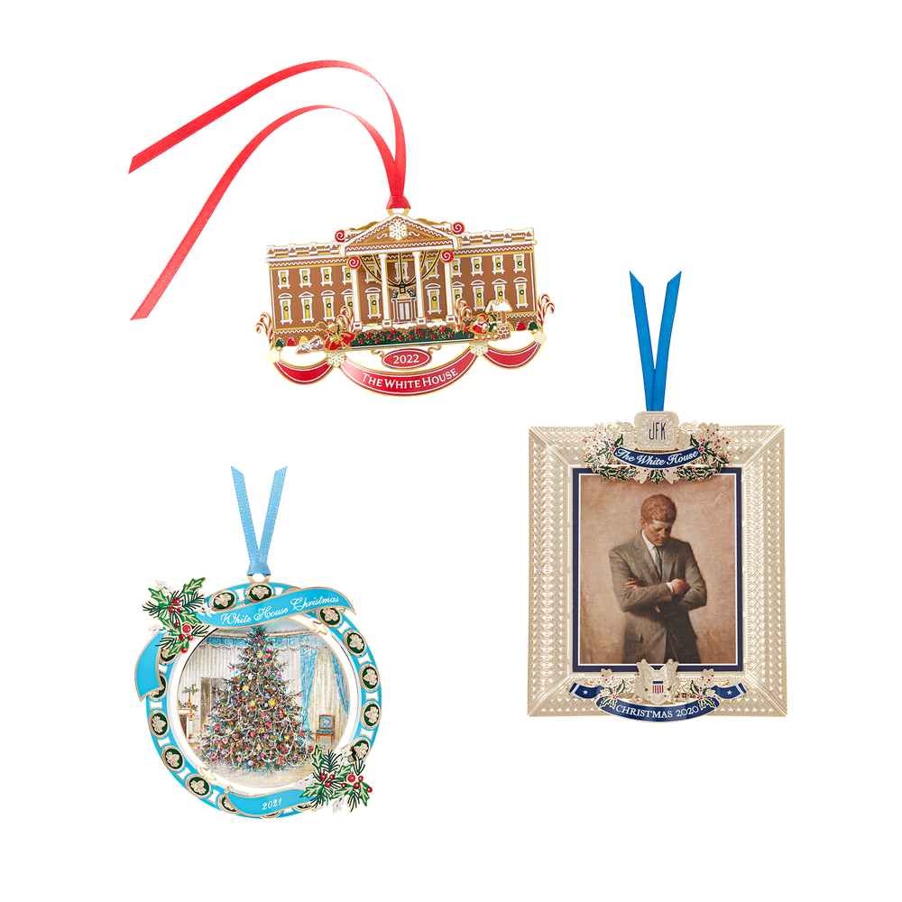 Official White House Christmas Ornament Special Value Bundle: 2022, 2021, 2020