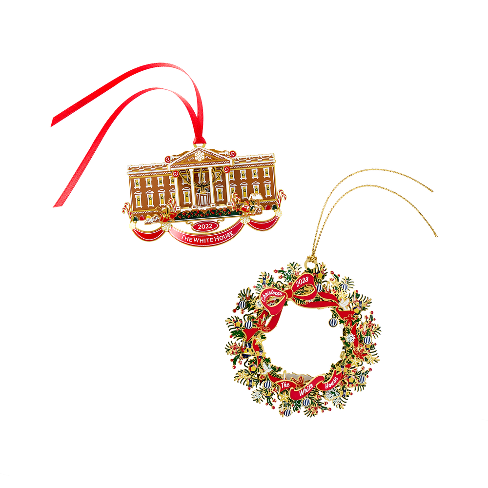 Official 2023 White House Christmas Ornament And Official 2022 White H official-2023-white-house-christmas-ornament-and-official-2022-white-h