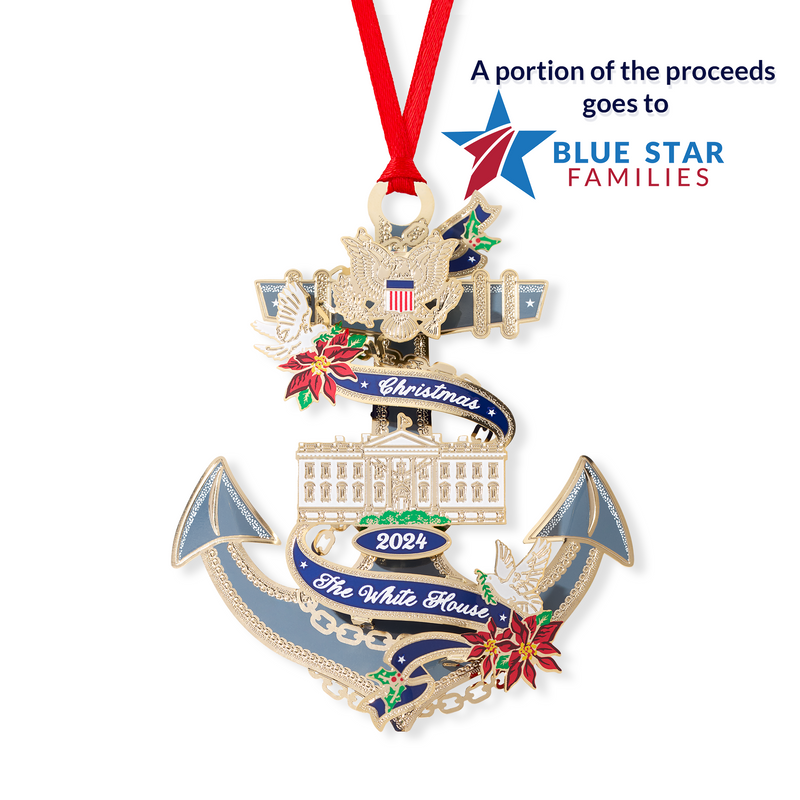 Blue Star Families Offer: Official 2024 White House Christmas Ornament
