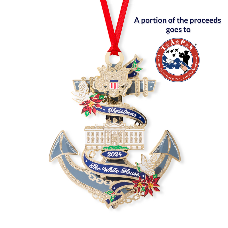 Tragedy Assistance Program For Survivors (TAPS) Offer: Official 2024 White House Christmas Ornament
