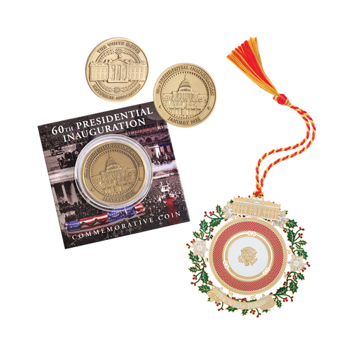 Official 2025 White House Christmas Ornament with 60th