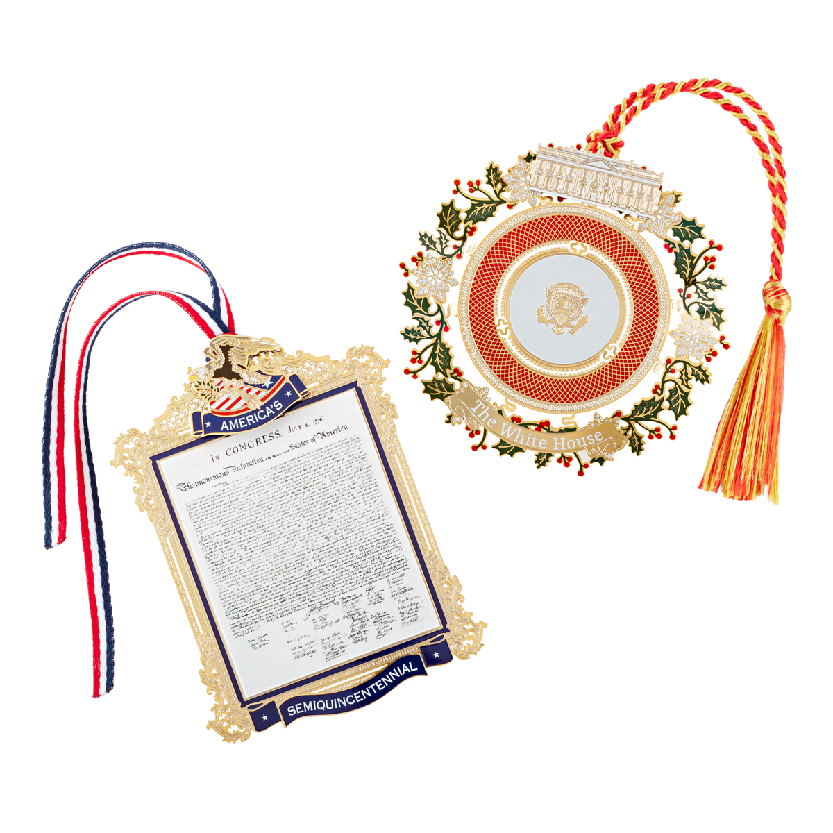 Collector's Bundle Featuring 2026 Official Commemorative Ornament of America's 250th Anniversary Celebration and the 2025 Official White House ... (Figure) Analysis of Collector's Bundle Featuring 2026 Official Commemorative Ornament of America's 250th Anniversary Celebration and the 2025 Official White House ...