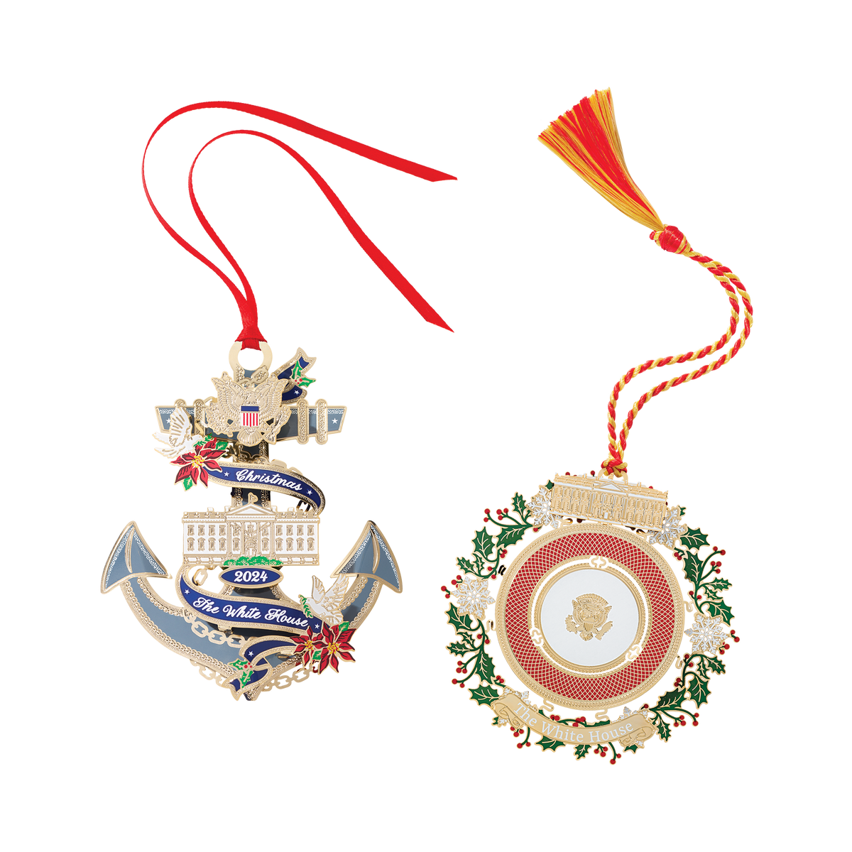 Official White House Christmas Ornament Special Value Bundle: 2025