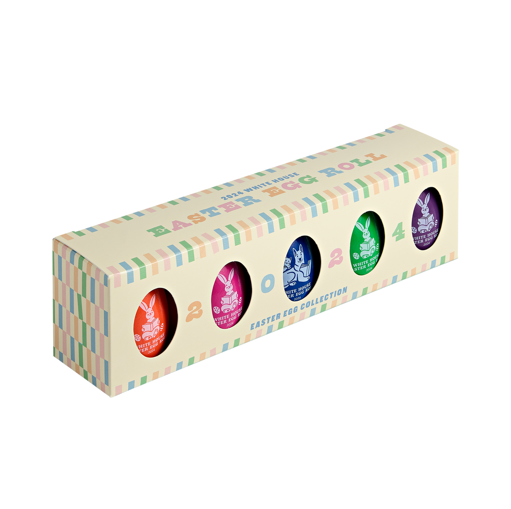 Official 2024 White House Easter Egg Set