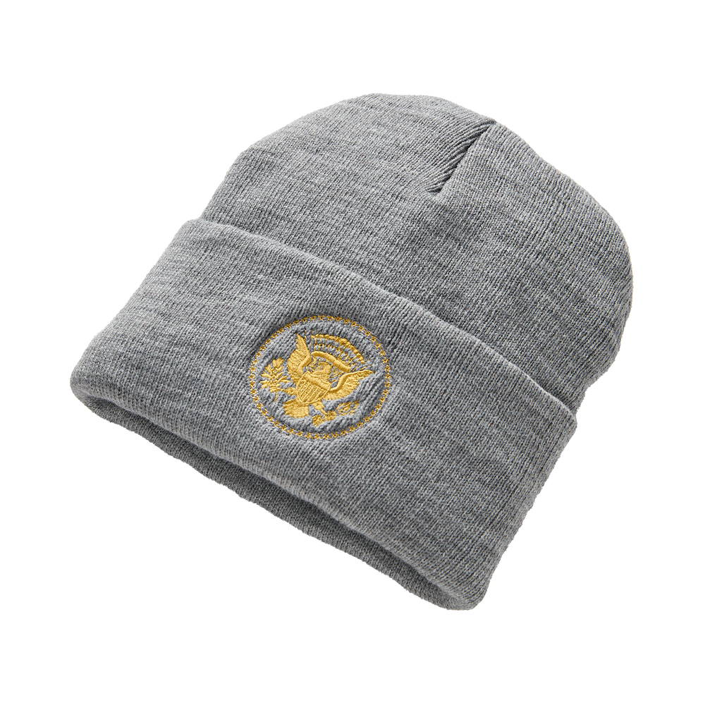 Gray Truman Seal Beanie